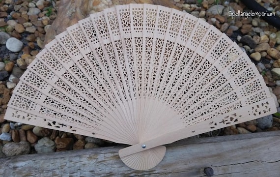 Chango Carved Wood Fan Blessed ~Abanico de Madera de Chango ~Bendecido Ochun ~ Shango ~Santeria / Ifa / Yoruba~