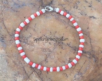 Chango Blessed-armband (8 in) ~ Pulso de Chango Bendecido (8") ~ Santeria / Ifa / Yoruba ~ Ilde Chango Ide Shango