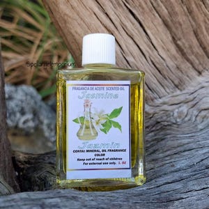 Jasmine Scented Spiritual Oil ~ Aceite de Jazmin ~ Spiritual Oil ~ Aceite Espirituales - Scented Oil - Ifa - Palo - Santeria