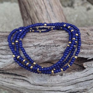 Ochun & Yemaya Blessed Bellye Necklace ~ Collar de Vientre de Ochun y Yemaya Bendecido ~Dos Aguas ~ Santeria/Ifa /Yoruba