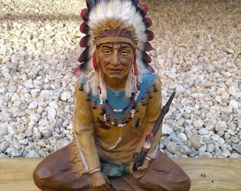 Indian Statue~ Estatua de Indio ~Santeria / Ifa / Yoruba 5&quot; x 3&quot;