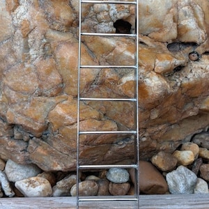 Metal Ladder 7 steps 7&quot; ~ Escalera de Metal 7 Escalones 7&quot;~Santeria / Ifa / Yoruba~ Ogun - Oggun