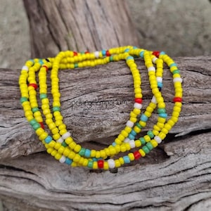7 African Powers Belly Necklace ~ Collar de Vientre de las Siete Potencias Africanas Bendecido ~Seven African Powers ~ Santeria / Ifa /