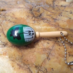 Elegua Mini Maraca Keychain / Llavero de Elegua Maraca Mini - Santeria / Ifa / Yoruba ~Santeria ~ Ifa