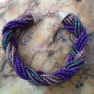 Saint Lazarus Blessed handmade woven bead Bracelet ~ Pulso de San Lazaro Ifa/Spiritual/Healing