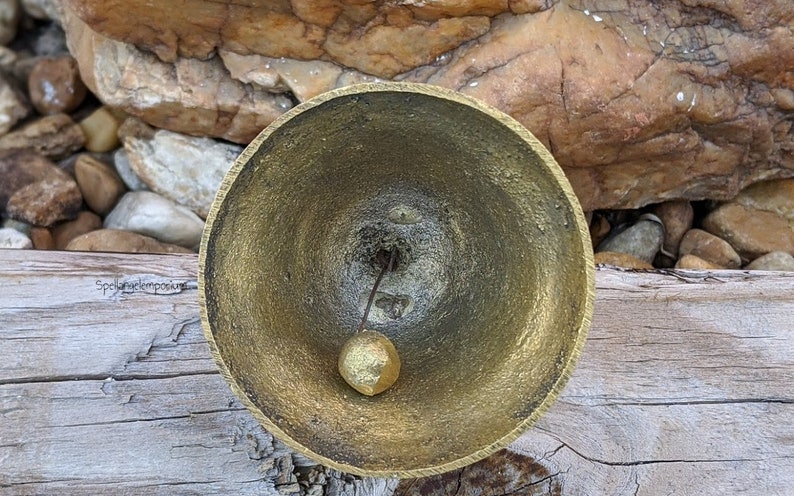 Rooster Bell Blessed Campana de Gallo Bendecido Santeria / Ifa / Yoruba Oshun Bell image 2