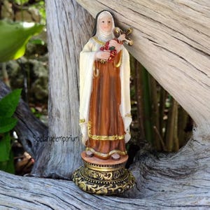 Saint Theresa Statue 5&quot; ~ Estatua de Santa Teresa 5&quot;- St. Teresa - Santa Theresa - Religious Statues
