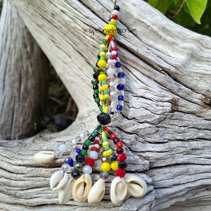 7 African Powers Key Chain Blessed  - Llavero de las 7 Potencias Bendecido Santeria 7 Potencias - Key Chain - Seven African Powers Keychain