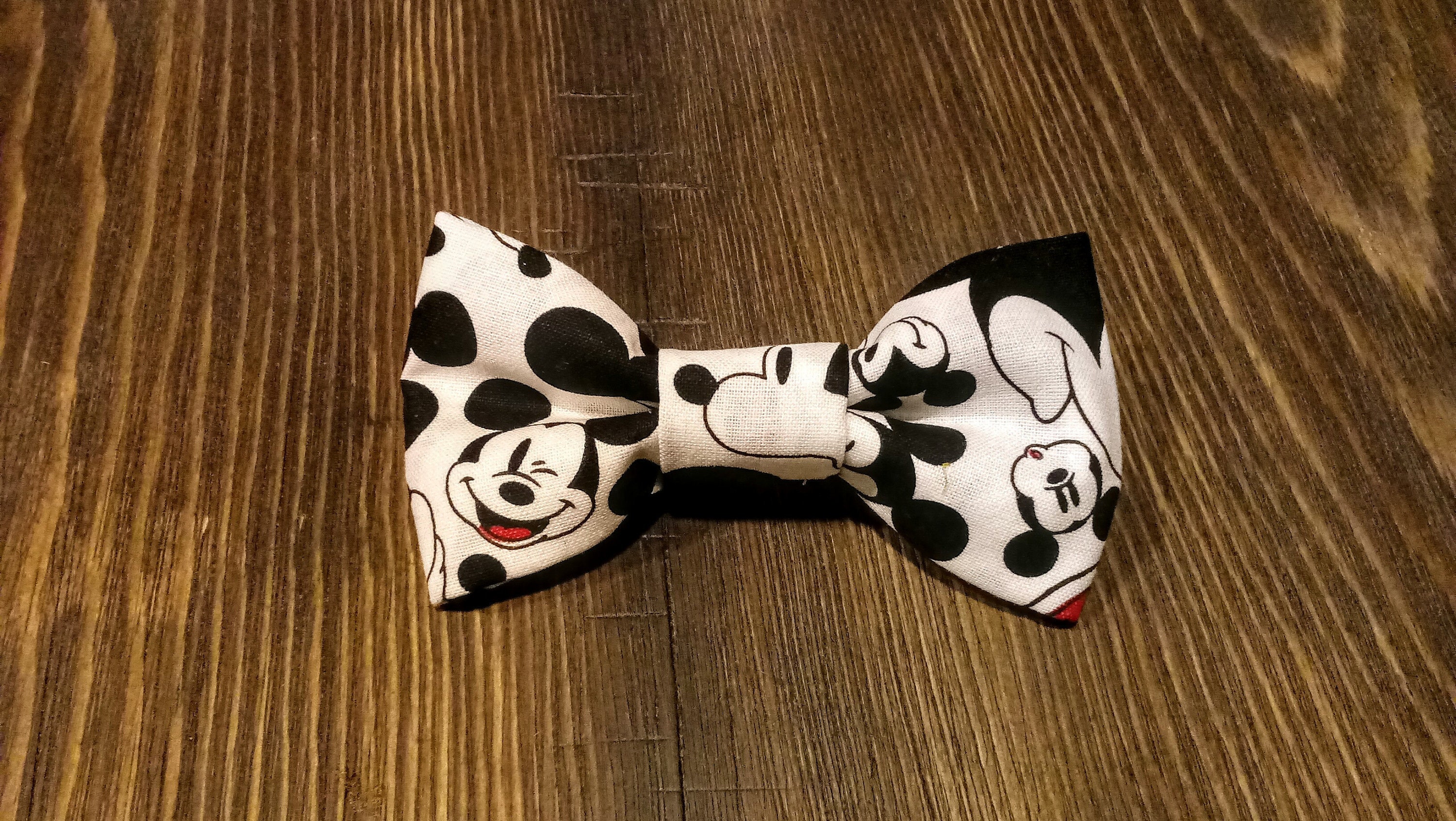Bowtie Mickey Mouse Bowtie Tie Necktie Baby Clothes - Etsy