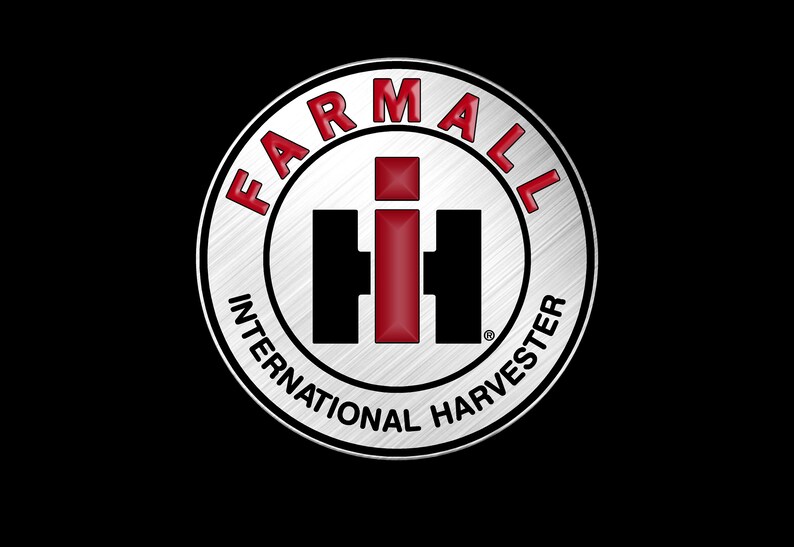 Farmall International Harvester Round Emblem Sticker Decal Etsy