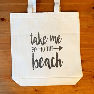 Reusable Shopping Bag Canvas Bag Beach Bag 14.5X12.25X4.5 Beach Tote Book bag Tote Bag Cabana and Cocktails Farmers Market Bag