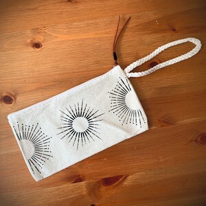 Canvas Wenatchee Wristlet, Sonnenstrahlen, 20 x 4 cm, Handytasche, Kleine Geldbörse, Federmäppchen, Geldbörse, Reisebeutel, Baumwolle, Leder
