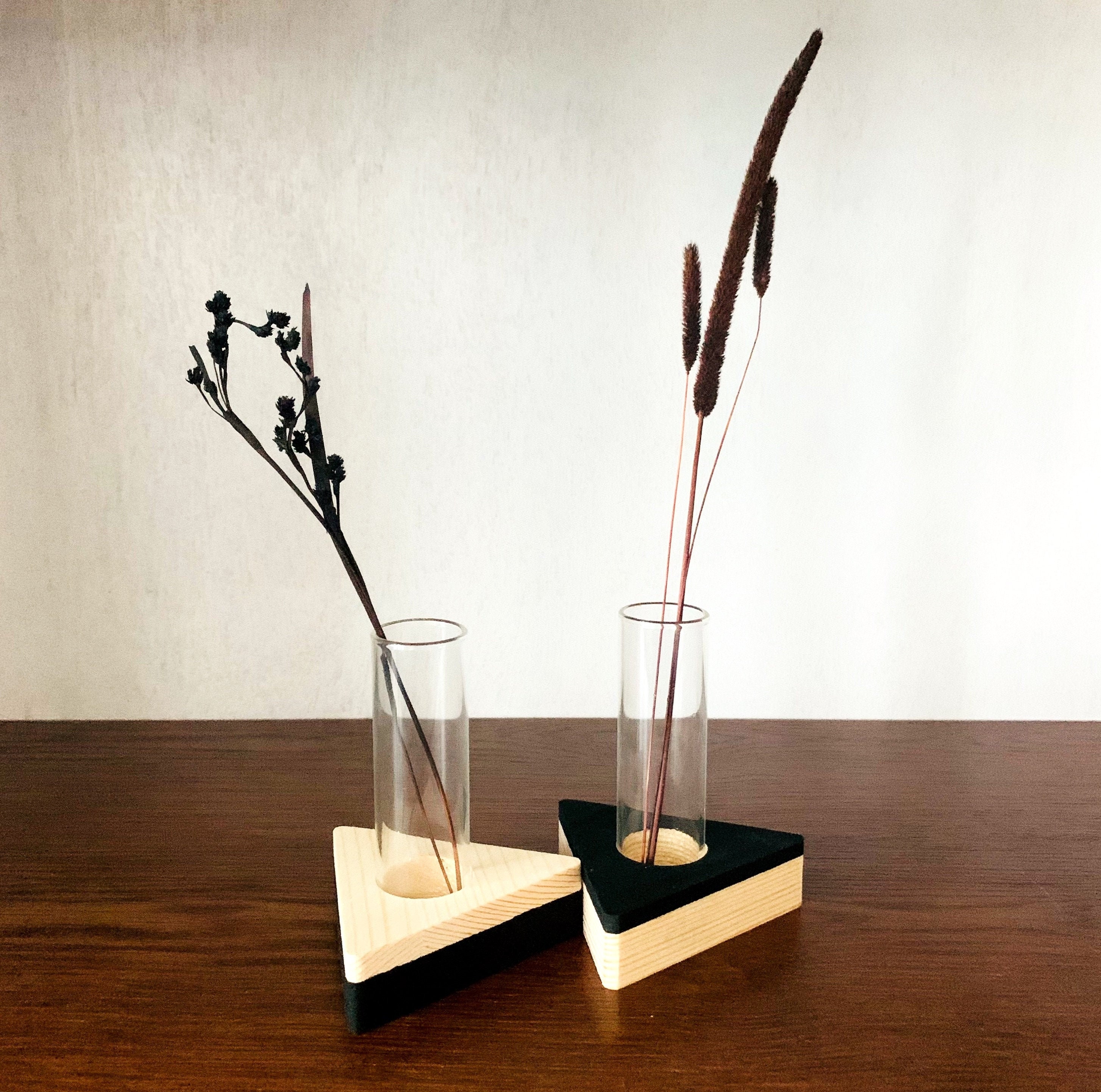 Single Stem Vases Propagation Raw Wood Vase Vial Home Etsy