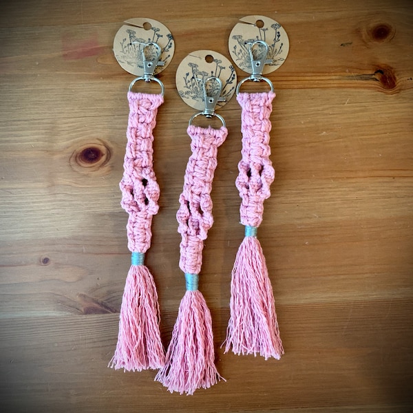 Macrame Key Holder - Etsy