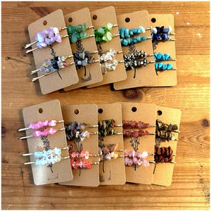 Precious Stone Hair Clip - Etsy display picture 3