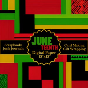 Juni 2025 Digitales Papier, Juni 2025, Juni, Juni 2025, Juni, Geburtstagsgeschenk, Juni, Dekorationspapier, Emanzipationstag 2025, Freiheitstag