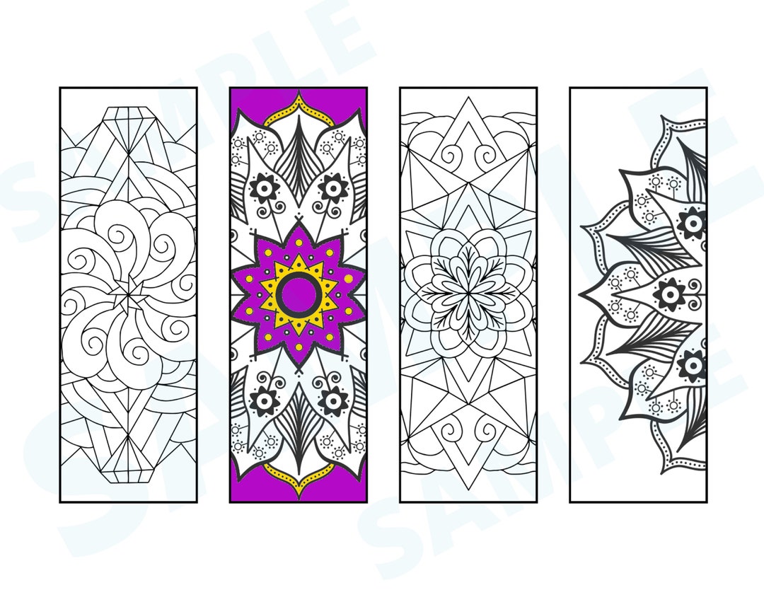 Mandala Marque Page A Imprimer Et A Colorier Marque-pages à colorier à imprimer, coloriage pour adultes, marque