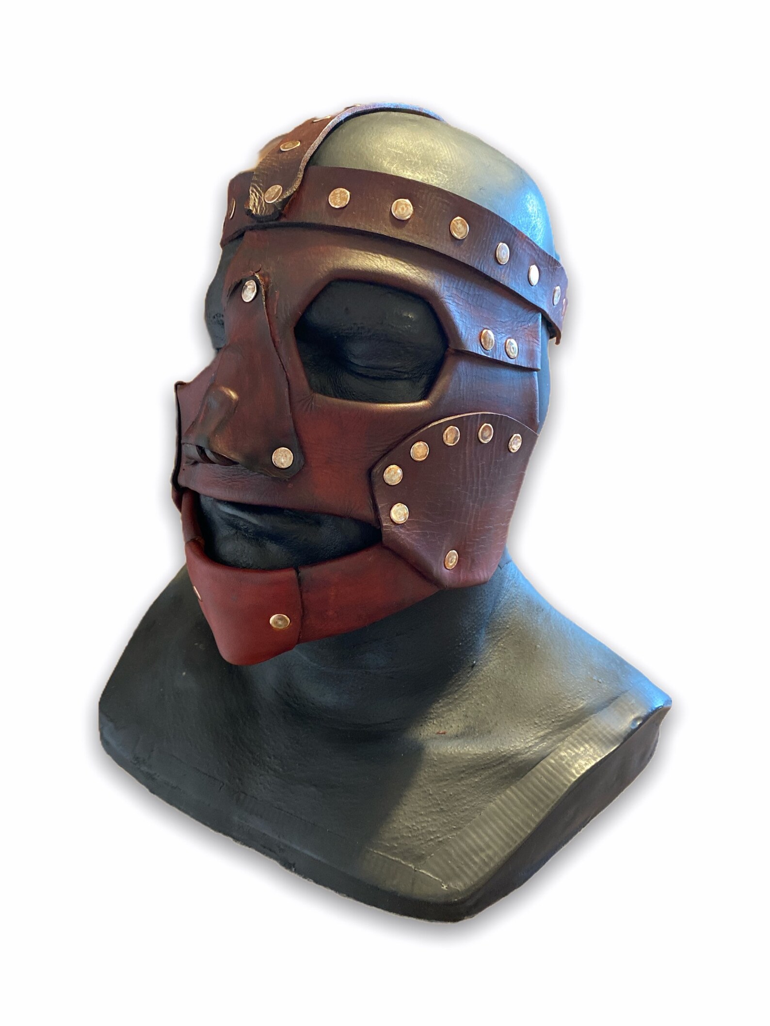 Mankind Hand Made Leather Wrestling Mask WWE WWF Etsy