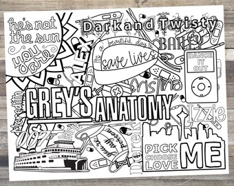 Download Anatomy Coloring Etsy