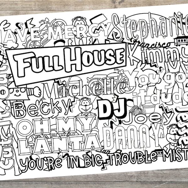 Full House - Etsy