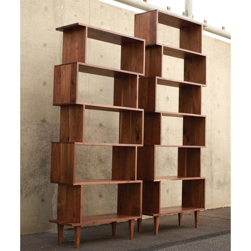 Omni OFFSTACK Bookcase Mid-century Modern Bookcase Modern | Etsy