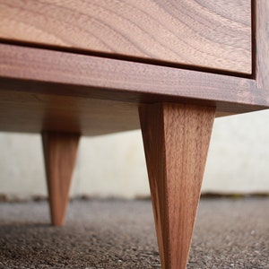 Fullstack Bookcase 2.0, Mid Century Record Bookshelf, Mid Century Modern Vinyl Storage, LP Shelf Shown in Walnut image 6