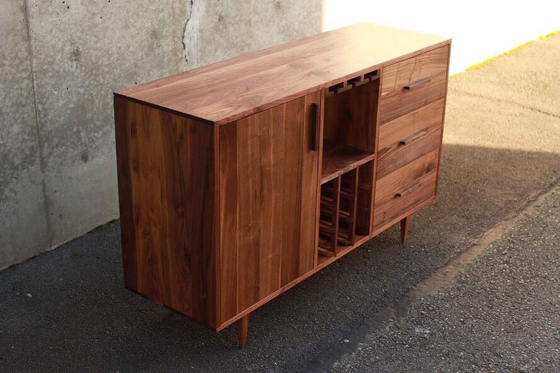 Davis Wine Bar Midcentury Modern Wine Modern Wine Etsy