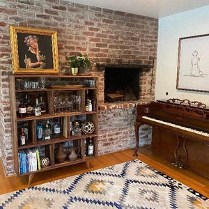 Lopez Vinyl Console, Handcrafted Solid Wood, LP Record Storage (Shown in Walnut) image 7
