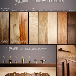 a series of photos showing different types of wood