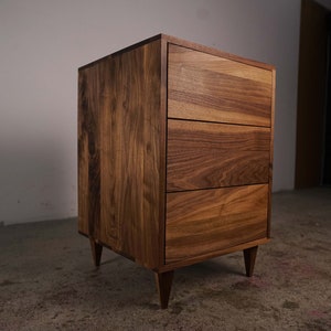 Chest of Drawers, 3 Drawers, Dresser, Solid Wood, Solid Hardwood Dresser (Shown in Walnut)