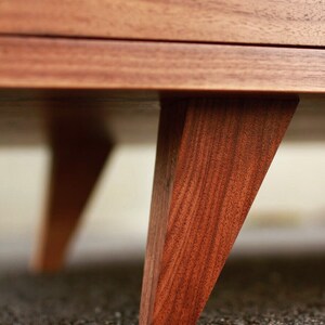 Pike Place Console, Handcrafted Solid Wood, Modern Media Cabinet (Shown in Walnut) image 4