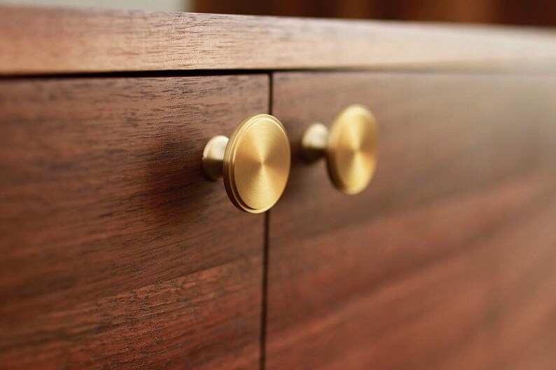 Pike Place Console, Handcrafted Solid Wood, Modern Media Cabinet (Shown in Walnut) image 6