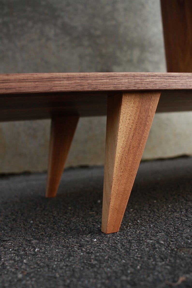 Lopez Vinyl Console, Handcrafted Solid Wood, LP Record Storage (Shown in Walnut) image 5