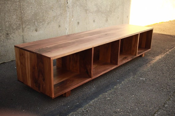 Walnut on sale entryway bench
