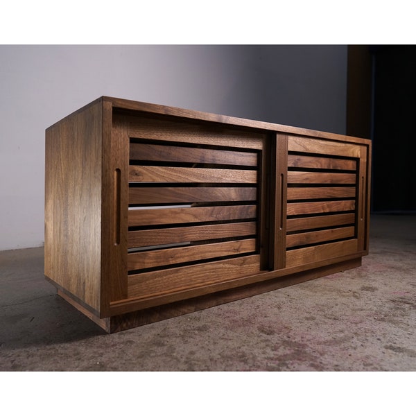 Rosenberg Foyer Bench, Entryway Storage Bench, Shoe Bench, Solid Wood, PNW Made (Shown in Walnut)