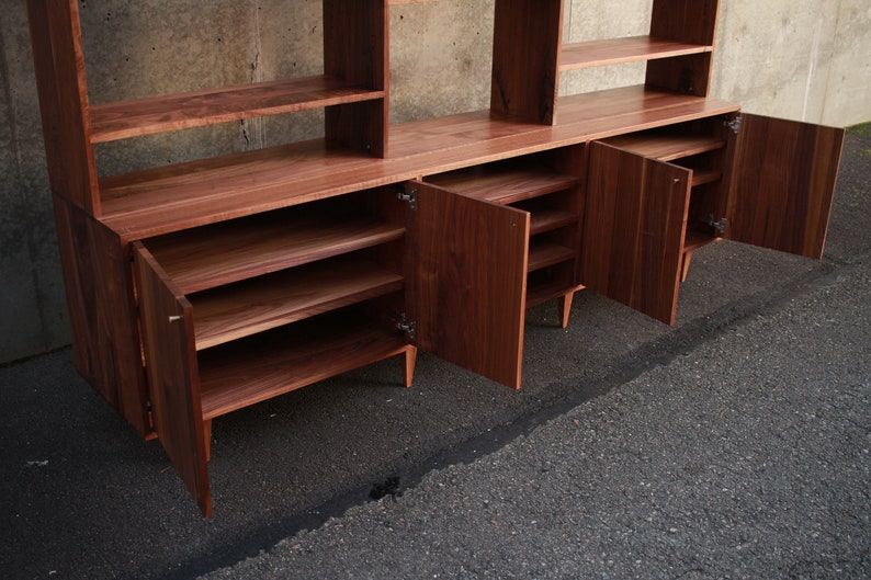 Gilles Hutch Solid Wood Hutch Console Bookcase Hardwood Etsy