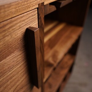 Hoppe Bar Cabinet, Wine Cabinet, Bottle Storage Shown in Walnut image 7