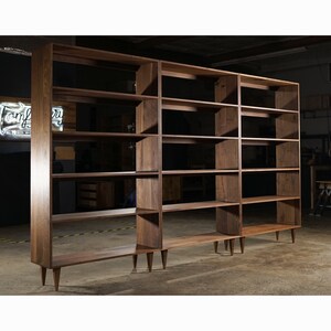 Estantería librería de madera maciza de teca 30x30x110 cm - referencia  Mqm-326126