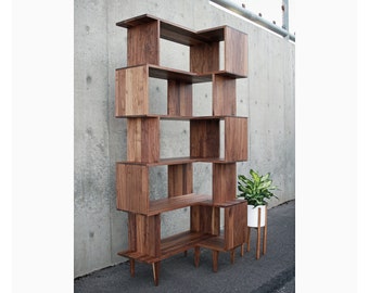 WHAT WE WANT SOLIDWOOD SHELF ウォールナット Bookshelf in American Walnut - 79 In. - Stock #11