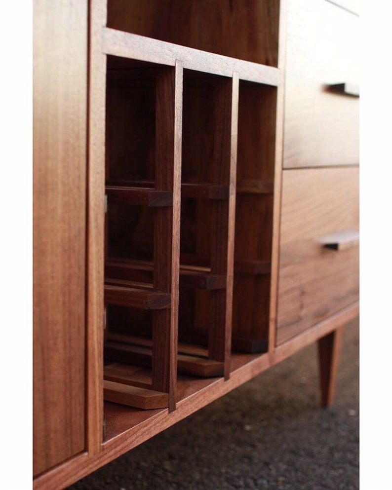 Davis Wine Bar Midcentury Modern Wine Modern Wine Etsy