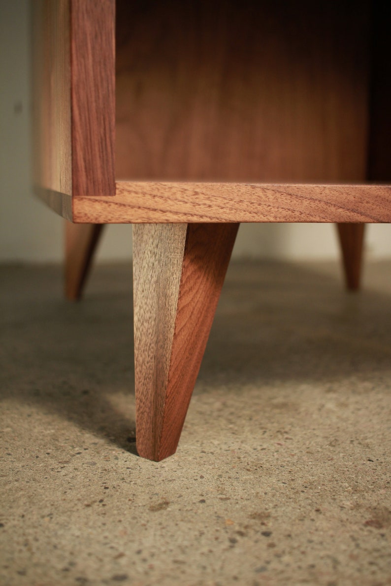 Bakewell Desk, Modern Solid Wood Desk, Wood Writing Desk, Minimal Desk, Modern Office Shown in Myrtle image 4