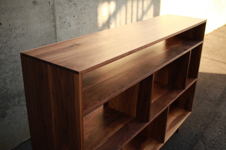 Moline Vinyl Console Mid Century Record Storage Modern LP Etsy