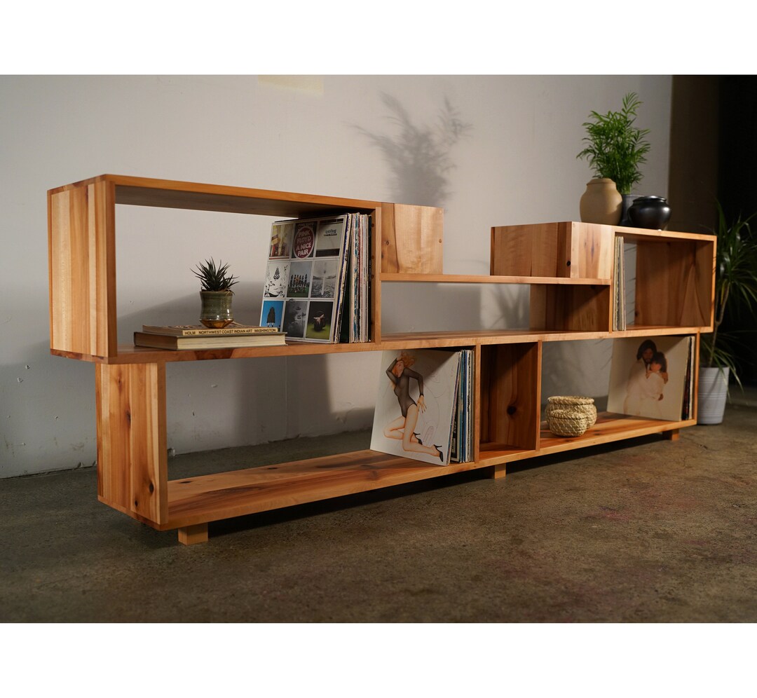 Emerson Vinyl Console, LP Storage, Modern Entertainment Storage, Modern