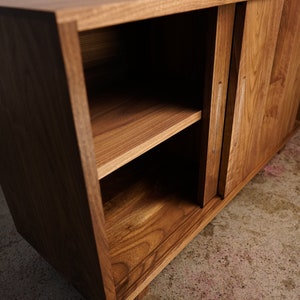 Rosenberg Bench, Entryway Storage Bench, Shoe Bench, Small Space Shown in Walnut image 6