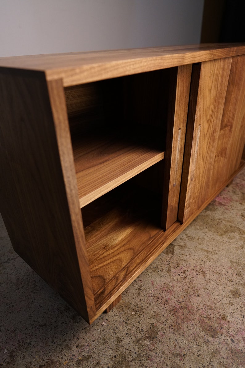 Rosenberg Bench, Entryway Storage Bench, Shoe Bench, Small Space Shown in Walnut image 6