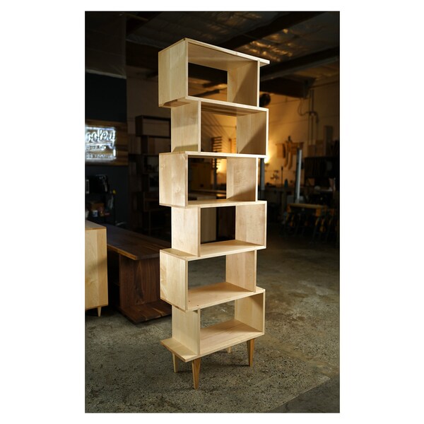 Geometric Bookcase Etsy