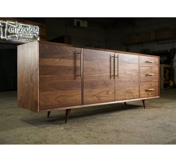 Hernandez Console Mid century Modern Credenza Modern Sideboard