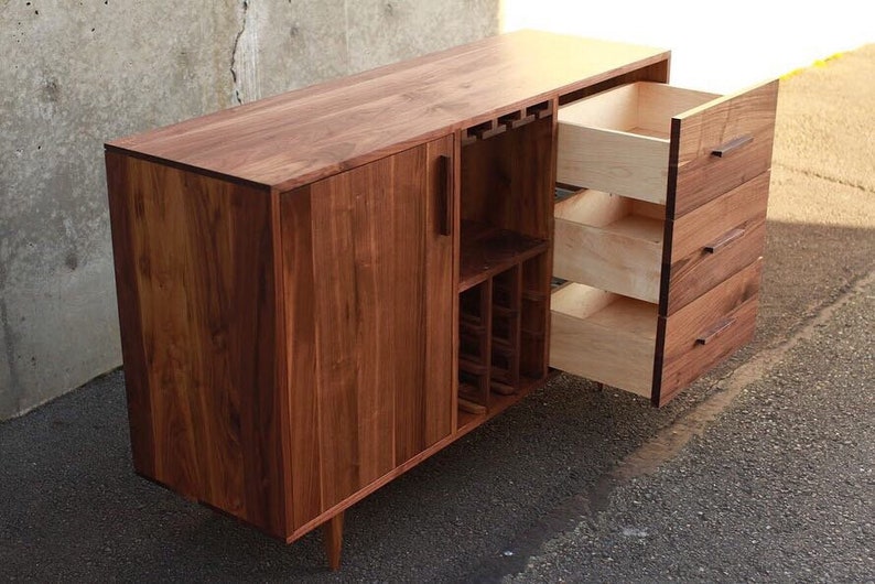 Davis Wine Bar Midcentury Modern Wine Modern Wine Etsy