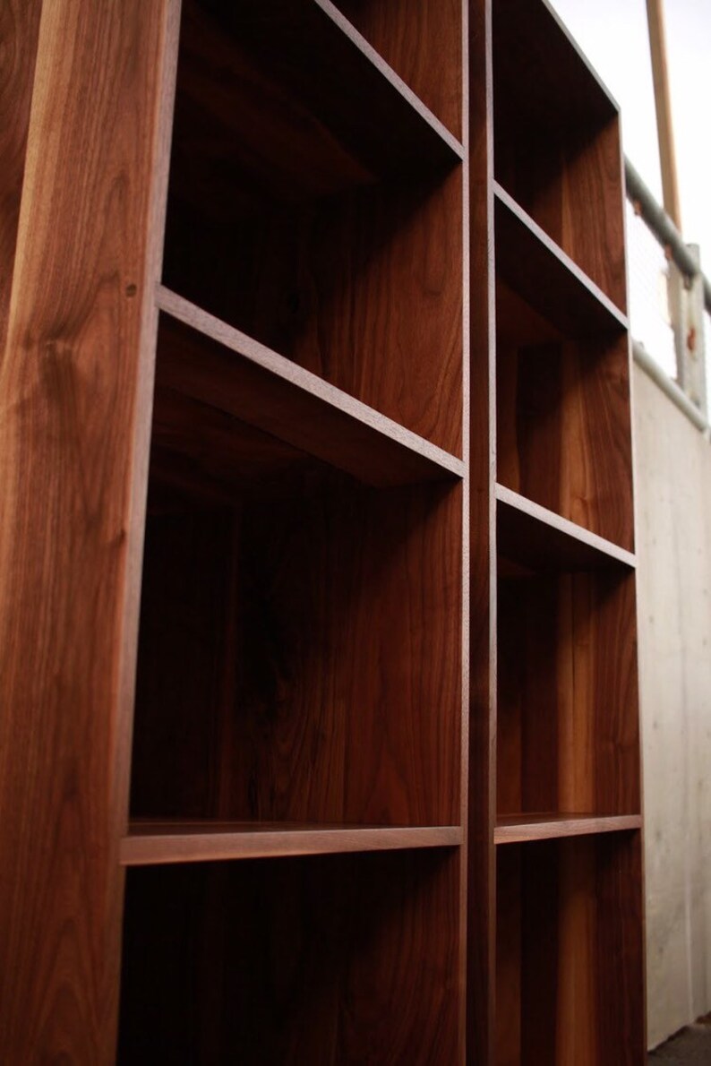 Vaughn Vinyl Tower Vinyl Storage Bookcase Media Storage Etsy