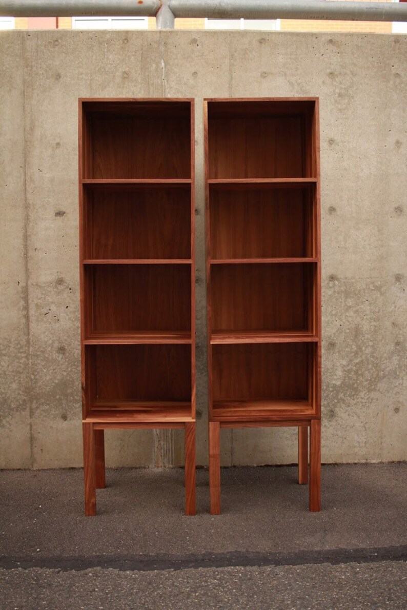 Vaughn Vinyl Tower Vinyl Storage Bookcase Media Storage Etsy